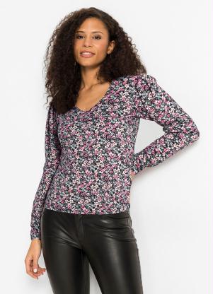 Blusa Manga Princesa Liberty (Floral Rosa) Blusa Manga Princesa Liberty (Floral Rosa)