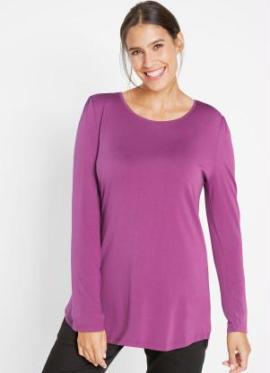 Blusa Mangas Longas Bufantes (Fucsia)