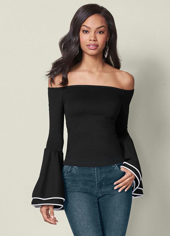 Blusa Ombro a Ombro (Preta)