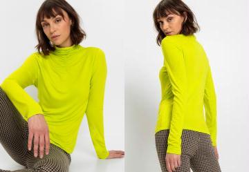 Blusa Verde Claro em Malha de Viscose