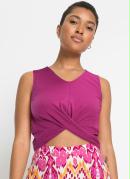 Blusa com Transpasse Pink 