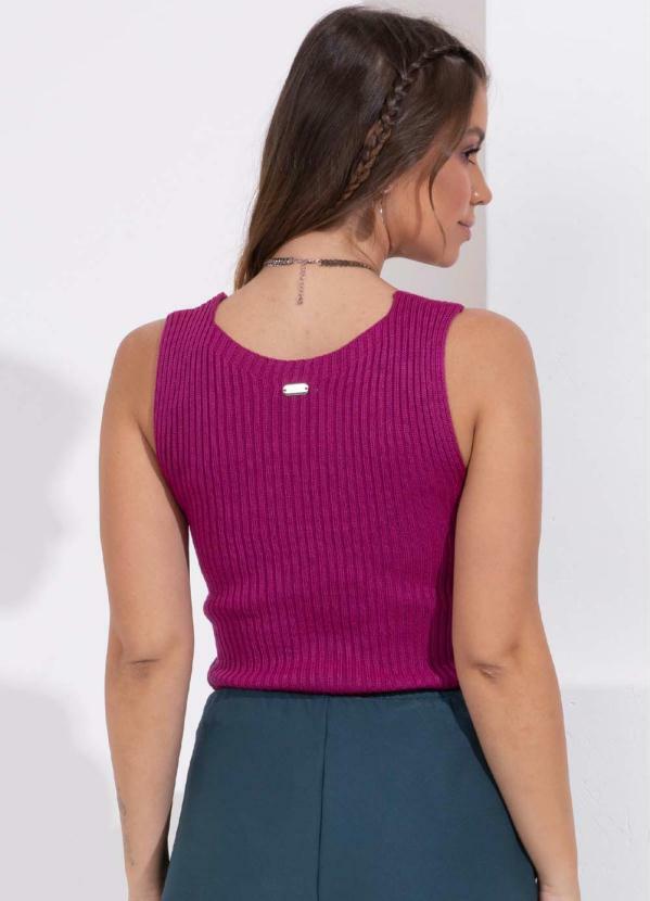 blusa magenta feminina