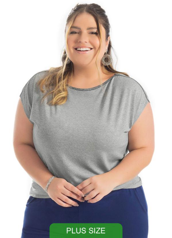 blusas plus size de malha