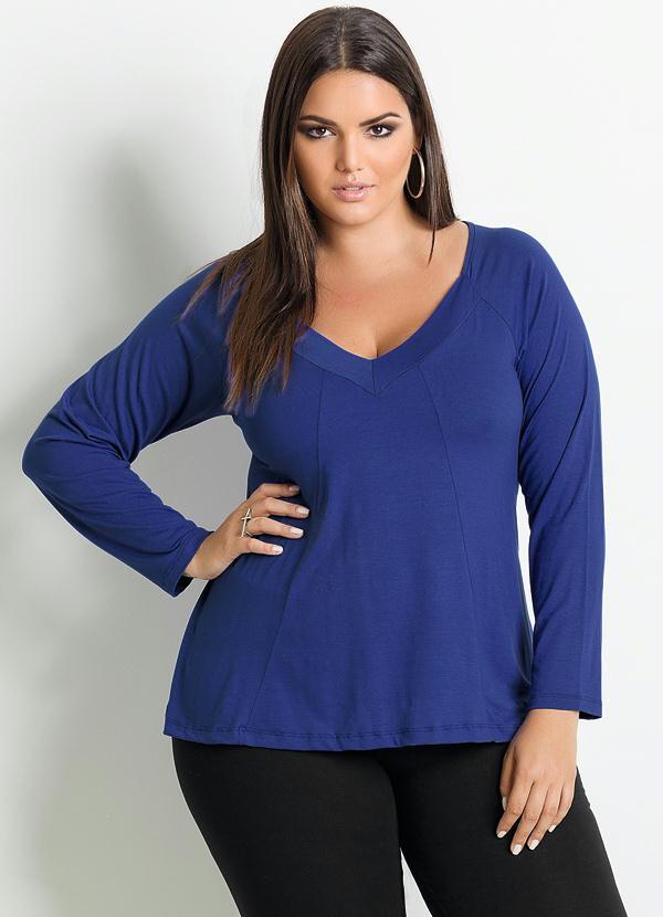 decote v plus size