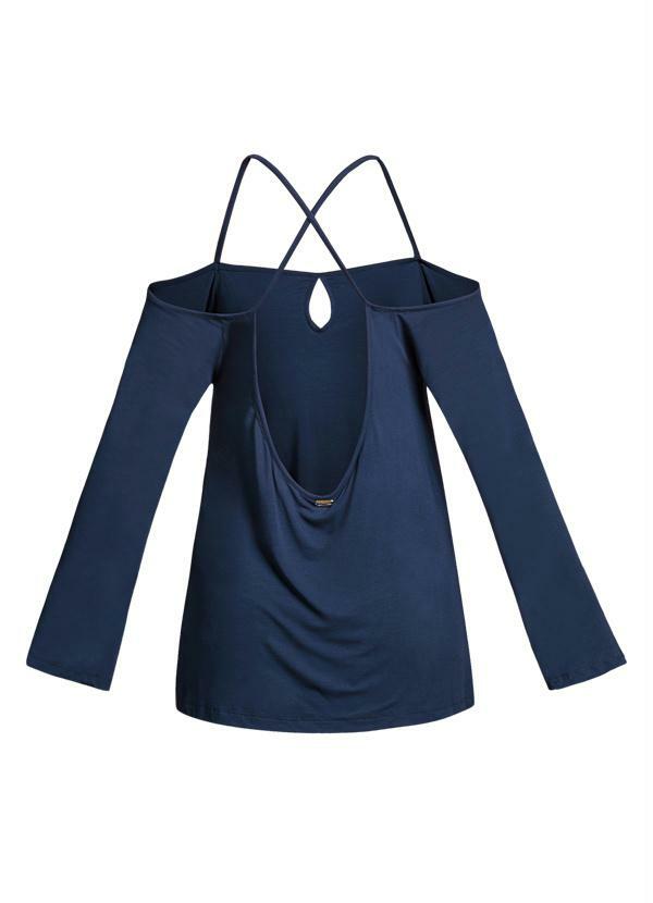 blusa costas de fora