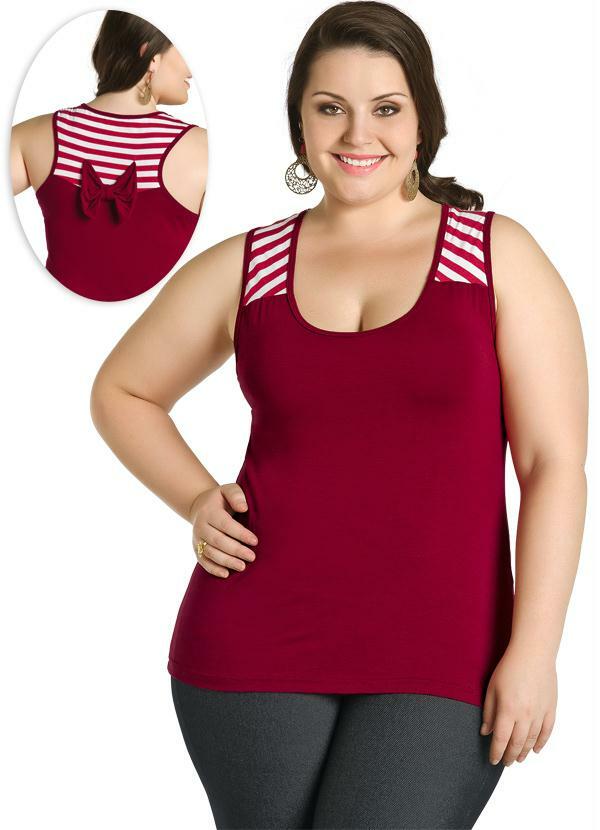 Blusas regatas plus size Clearance