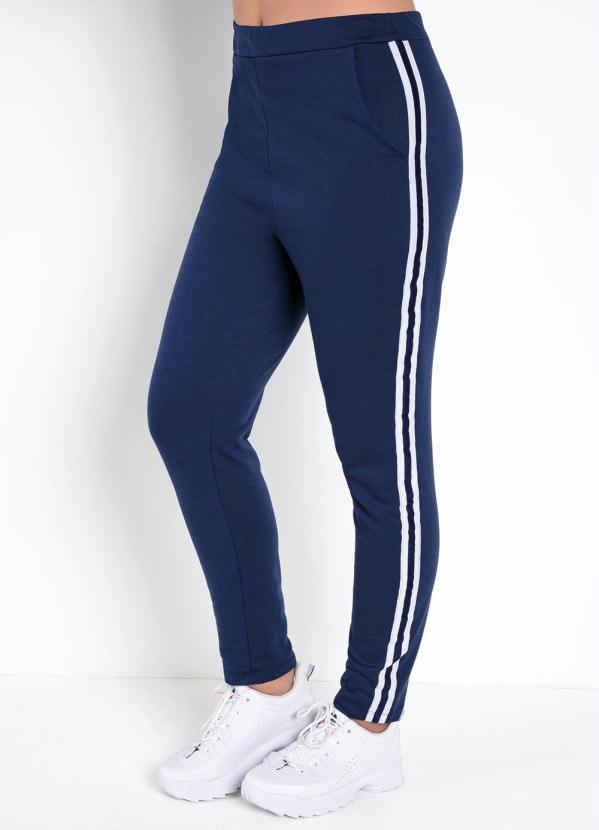 Cal�a (Azul) com Bolsos