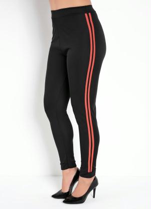 Calça com Elástico no Cós (Preta) Calça com Elástico no Cós (Preta)