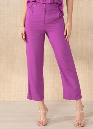 Calça (Roxo) com Bolsos Calça (Roxo) com Bolsos