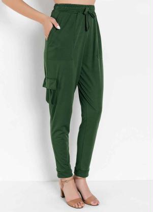 Cal�a (Verde) com Bolsos Funcionais