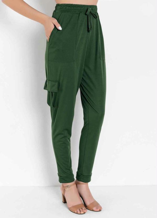 Cal�a (Verde) com Bolsos Funcionais