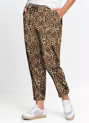 Cal�a Comfort em Malha (Animal Print)