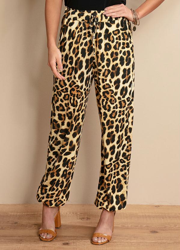 Cal�a Comfort (Oncinha) com Bolsos