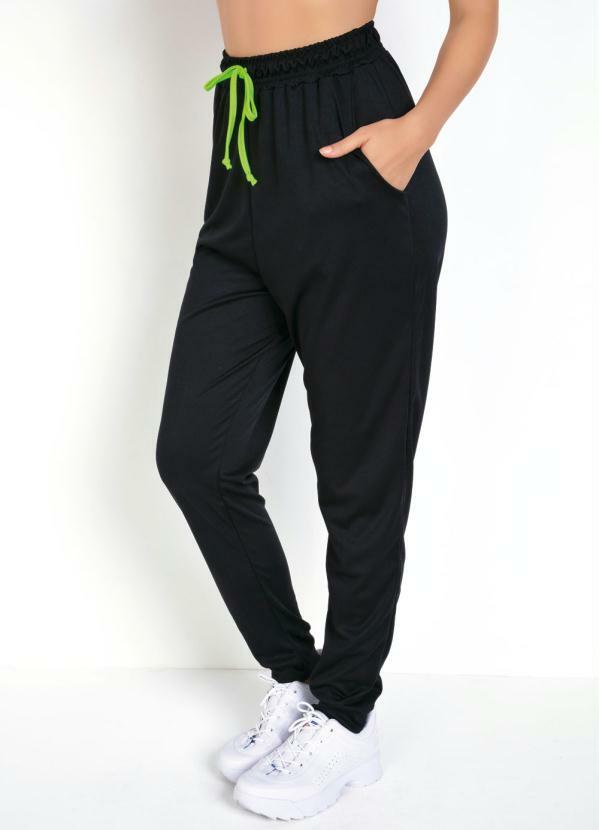calça jogger neon