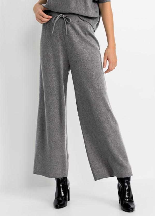 Cal�a Cropped Long (Cinza)