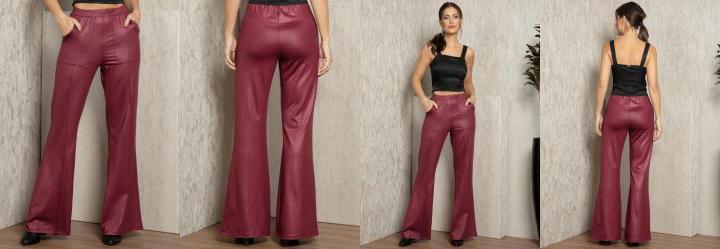 Cal�a Bordo Flare com Bolsos