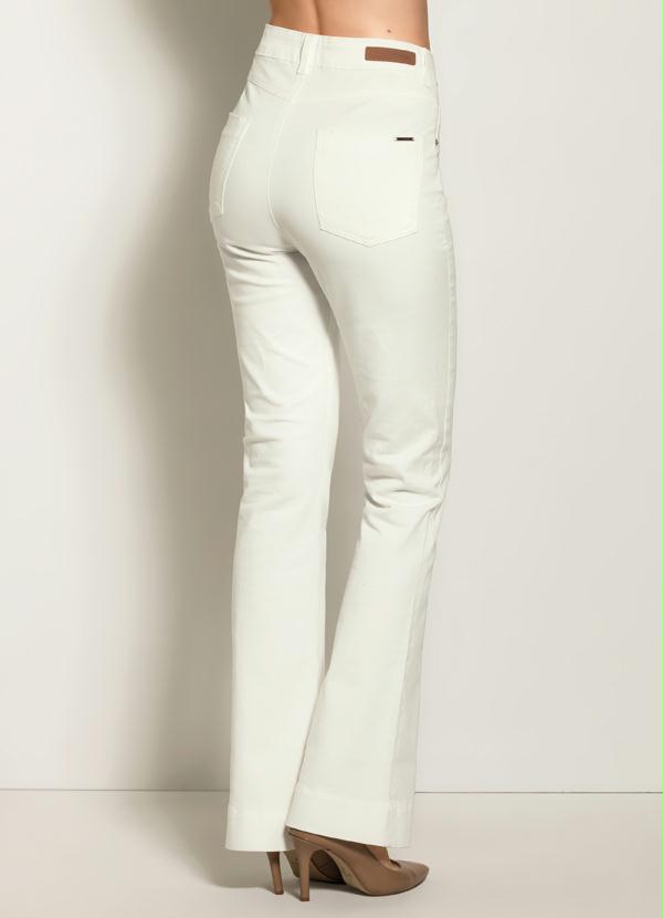 calça off white flare