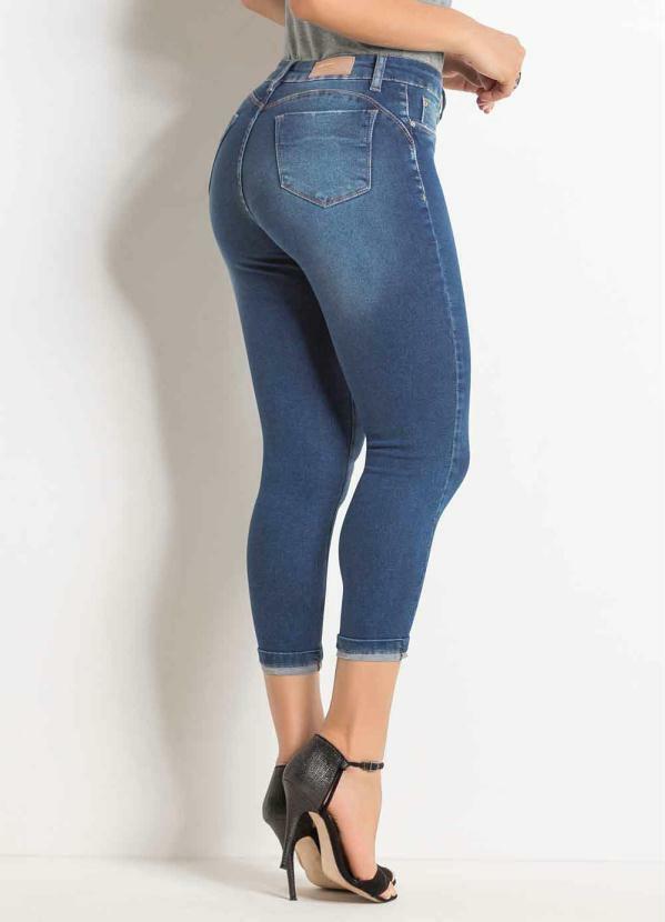 calça cropped feminina sawary
