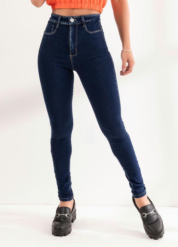 Cal�a em (Jeans Azul Escuro) Super Lipo