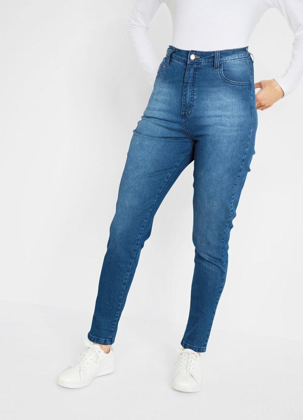 Cal�a Hot Pant Jeans (Azul)