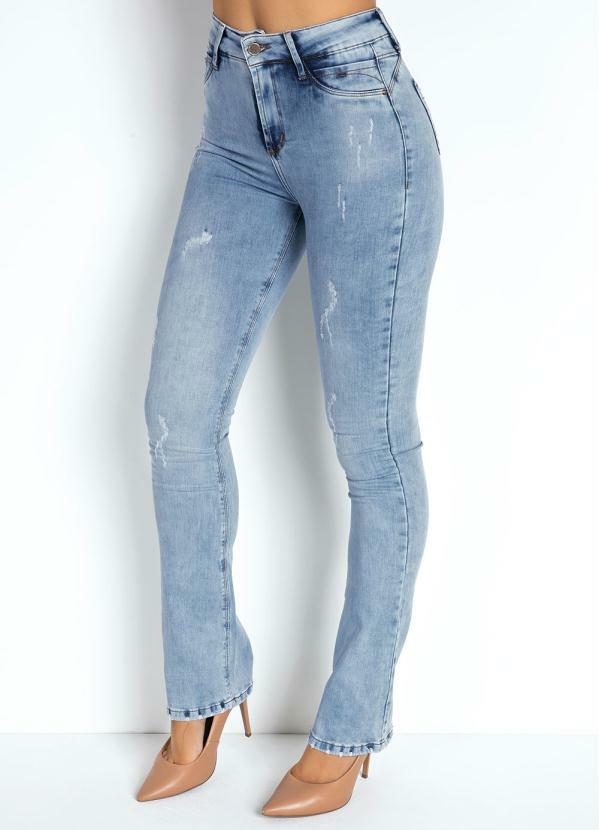 Cal�a (Jeans Clara) Flare 360� com Cinta Sawary