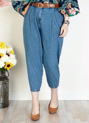 Calça Ajustada No Quadril E Larguinha Nas Pernas Calcas Plus Size Compre Online Posthaus