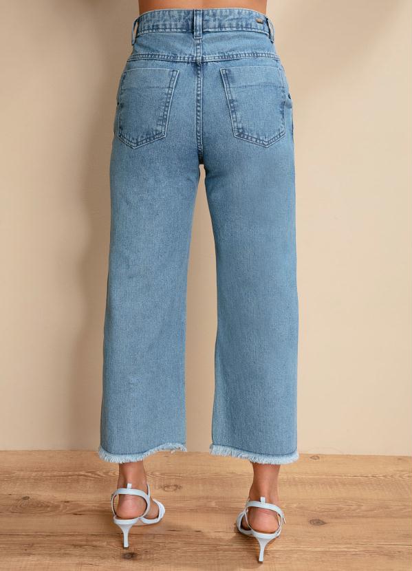 pantacourt jeans claro