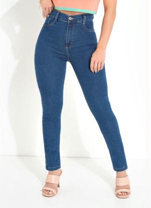 Cal�a (Jeans) Hot Pants com Bolsos Sawary