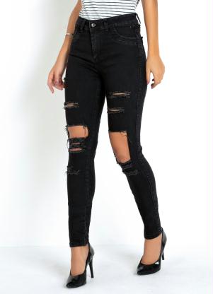 Cal�a (Jeans Preta) Destroyed Sawary