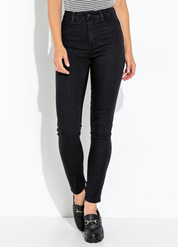 Cal�a (Jeans Preto) Super Lipo Legging