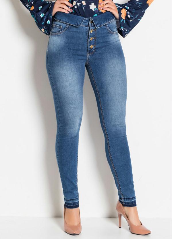 calças jeans sawary cintura alta