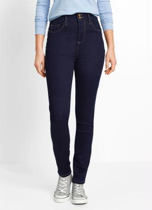 Cal�a Jeans Skinny (Azul Escuro)