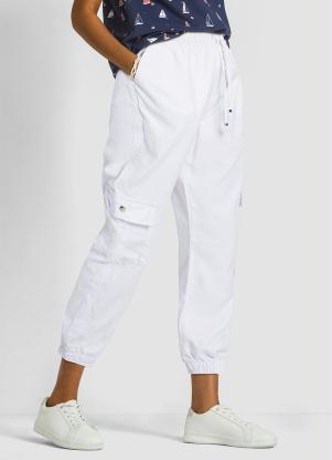 Cal�a Jogger com Amarra��o (Branca)