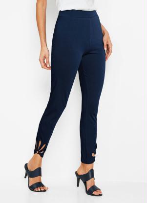 Cal�a Legging Cropped (Azul Marinho)