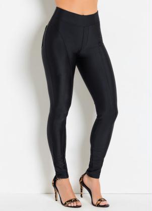 calça legging preta social