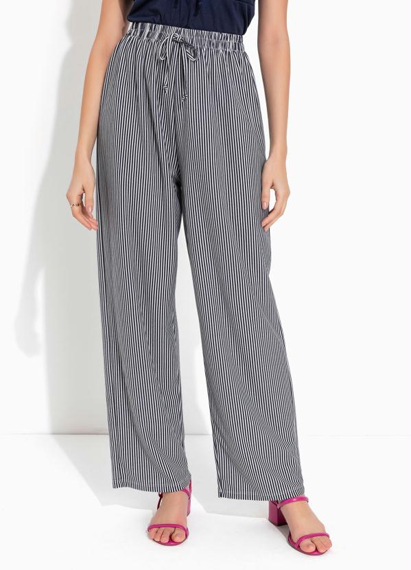 Cal�a (Marinho) Listrada com Detalhes para Amarrar