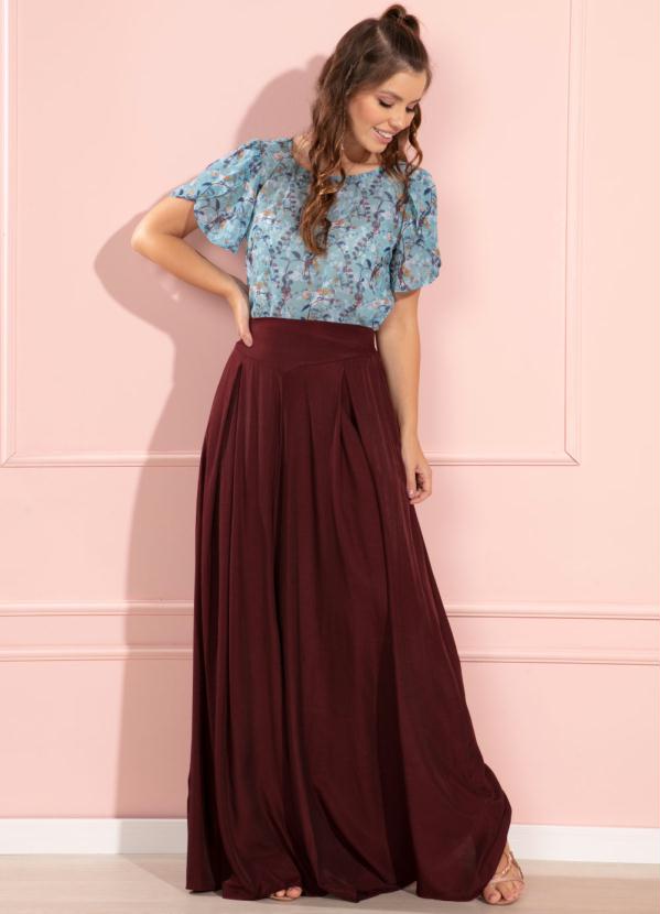 Cal�a Pantalona (Bord�) com Pregas