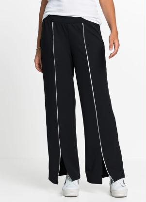Calça Pantalona com Listra Frontal (Preta) Calça Pantalona com Listra Frontal (Preta)