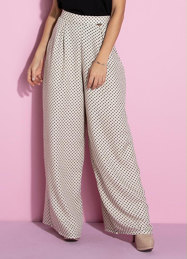 Cal�a Pantalona com Pregas (Po�)