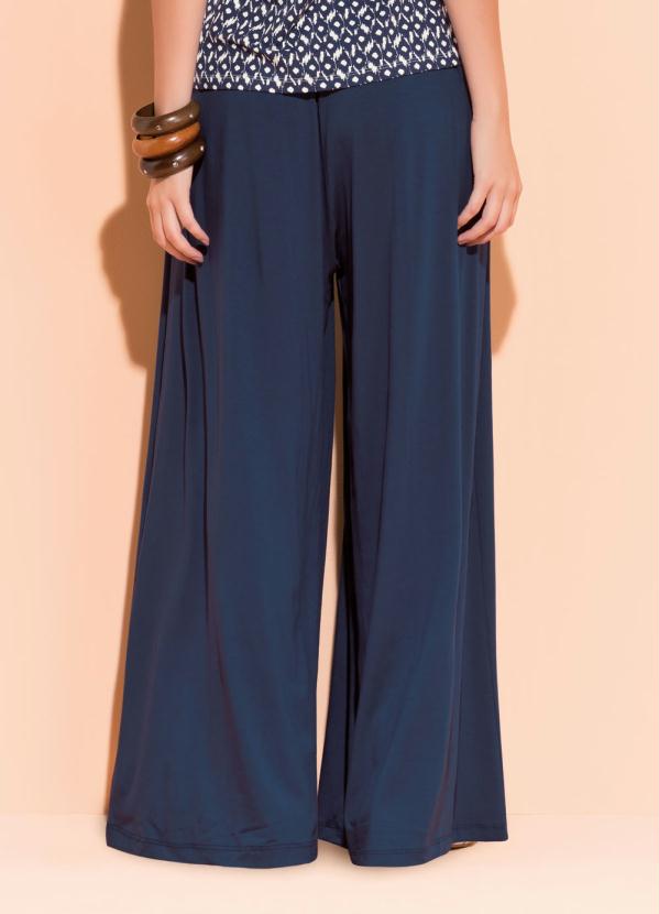 Calça Pantalona Marinho - Quintess