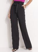 Cal�a Pantalona Preta Clochard com Faixa