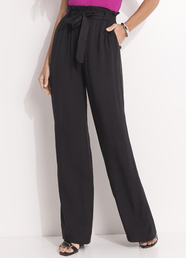 Cal�a Pantalona (Preta) Clochard com Faixa