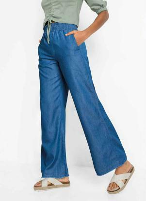 Cal�a Sarja Pantalona (Azul M�dio)