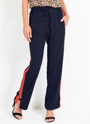 Cal�a Sideband com Listra Lateral (Azul e Laranja)