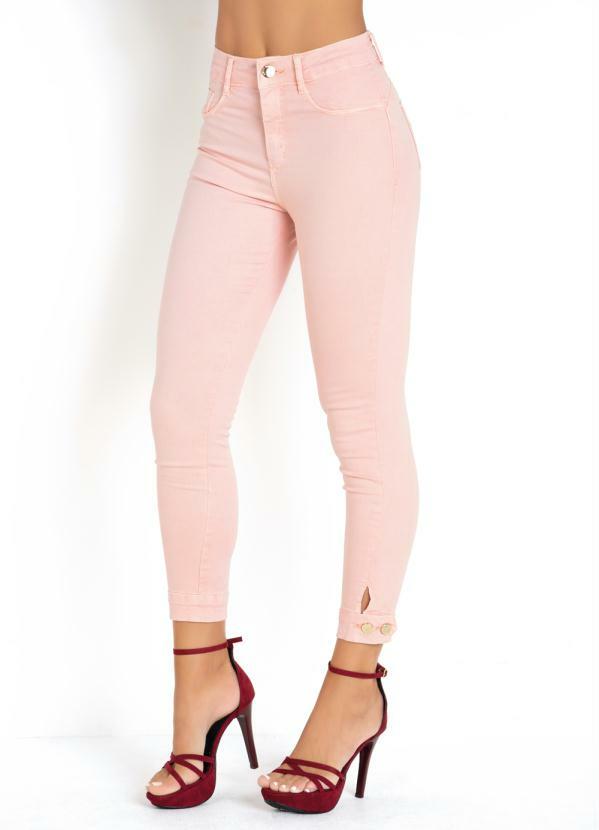 calça rosa sawary