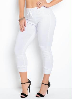 Cal�a Jogger (Branca) Sawary com Cadar�o