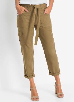 Cal�a Jogger com Bolso Cargo (Caramelo)