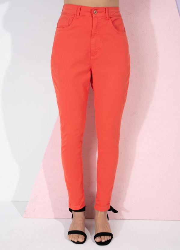 Cal�a (Laranja) Cigarrete com Bolsos