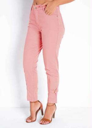 Cal�a (Rosa) Boyfriend com Fivelas Sawary