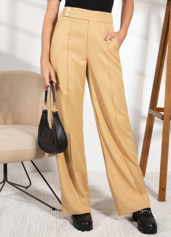 Calça (Bege) em Alfaiataria Calça (Bege) em Alfaiataria